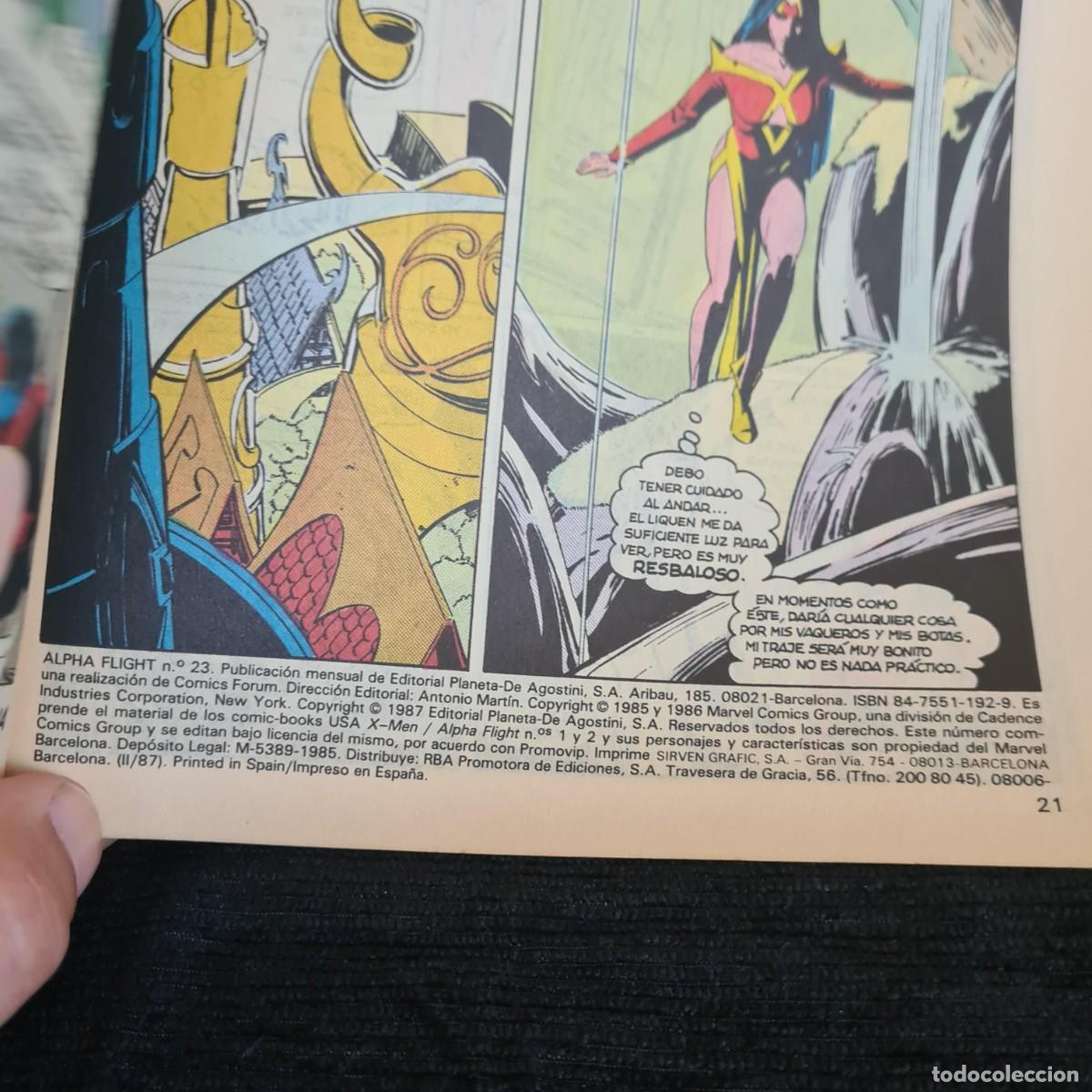 C&oacute;mics: ALPHA FLIGHT - N&ordm;23 - MARVEL - COMICS FORUM JUVENIL A&Ntilde;O 1985 / M-1078 - Foto 3