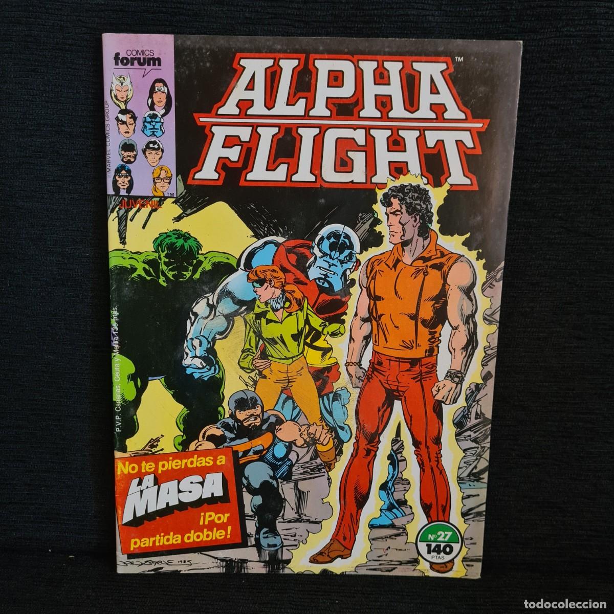 C&oacute;mics: ALPHA FLIGHT - N&ordm;27 - MARVEL - COMICS FORUM JUVENIL A&Ntilde;O 1985 / M-1081 - Foto 1