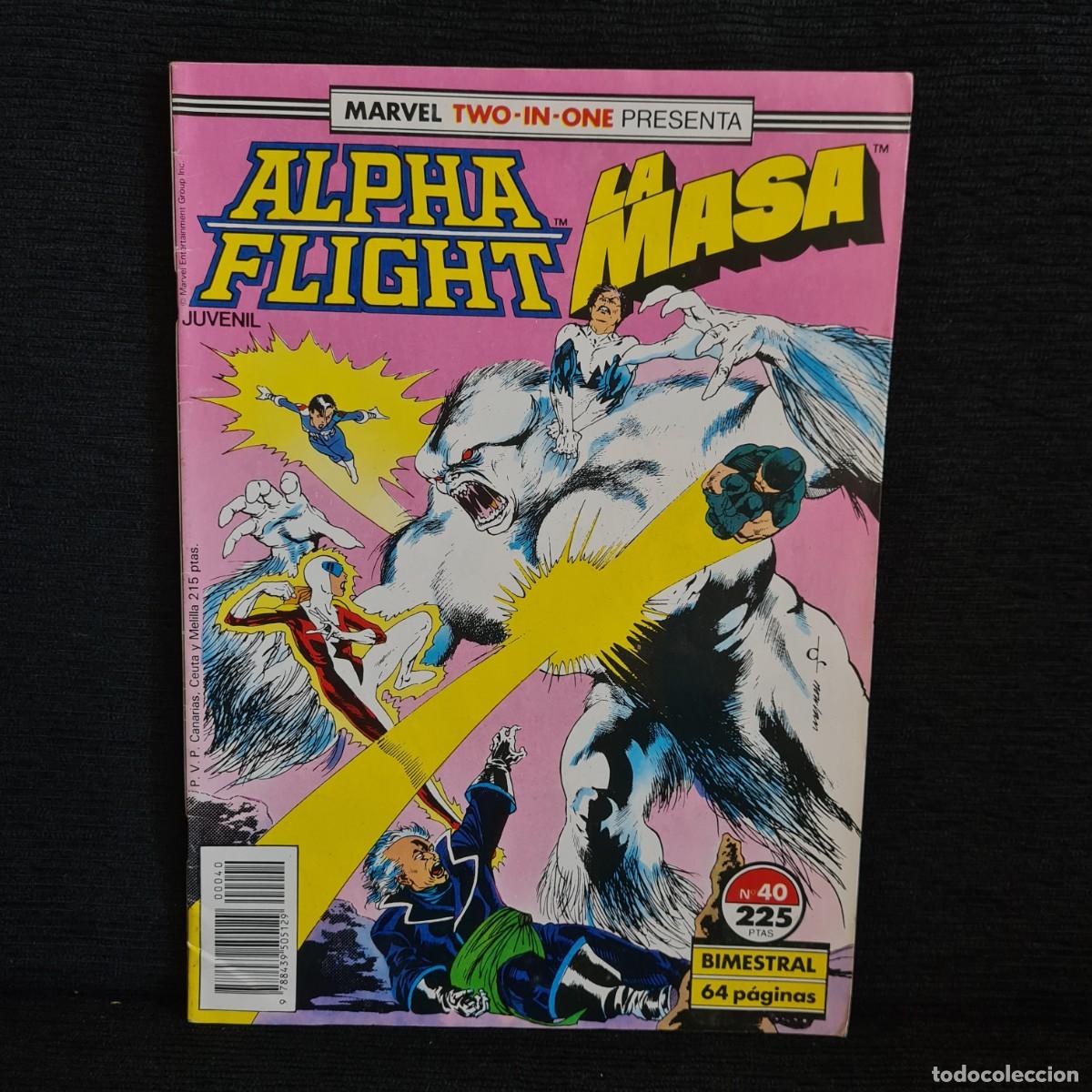 C&oacute;mics: ALPHA FLIGHT LA MASA - MARVEL TWO IN ONE - JUVENIL A&Ntilde;O 1985 / M-1088 - Foto 1