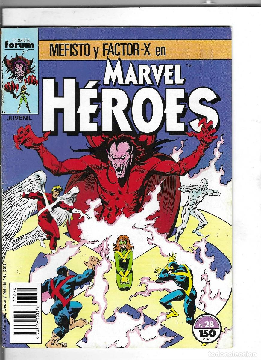 C&oacute;mics: FORUM -- MARVEL H&Eacute;ROES -- N&ordm; 28 MEFISTO Y FACTOR X - Foto 1