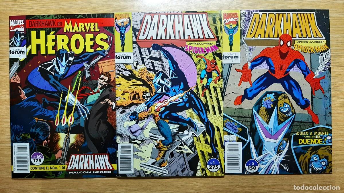 C&oacute;mics: DARKHAWK (1993), 1 a 14 + Marvel H&eacute;roes, 60. Completa - Comics Forum - Foto 2