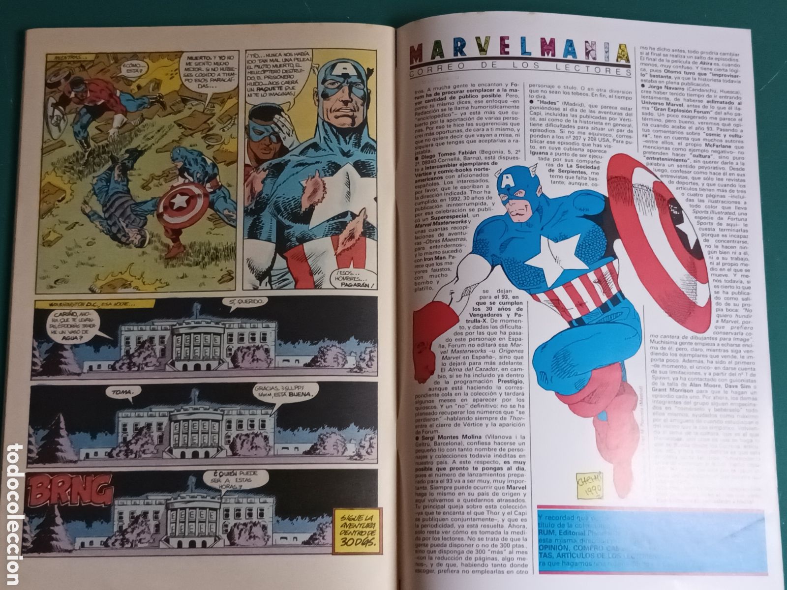 C&oacute;mics: Capitan Am&eacute;rica & Thor el poderoso vol. 2 N&deg; 2 FORUM - MARVEL 1993 - Foto 11