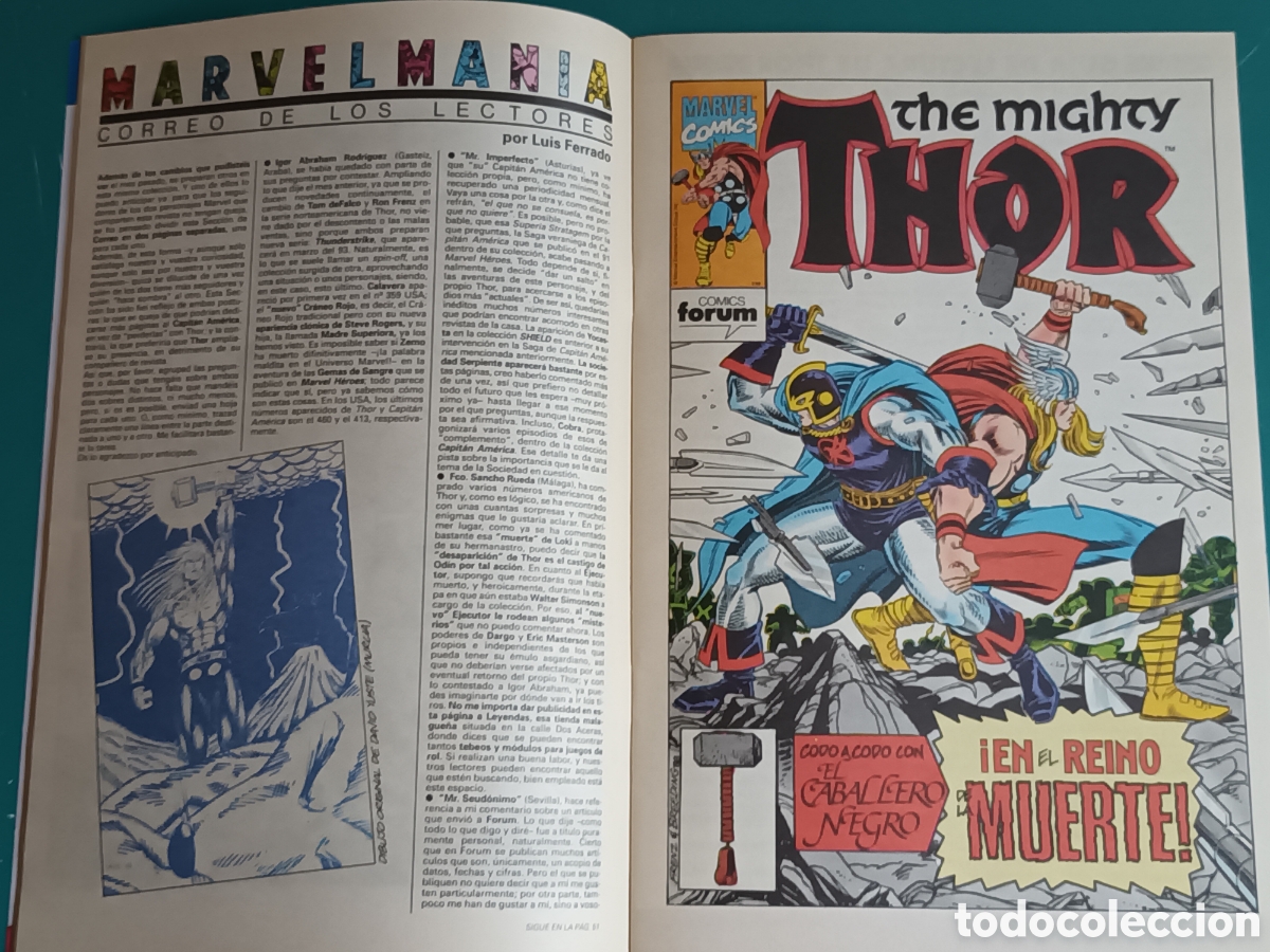 C&oacute;mics: Capitan Am&eacute;rica & Thor el poderoso vol. 2 N&deg; 2 FORUM - MARVEL 1993 - Foto 6