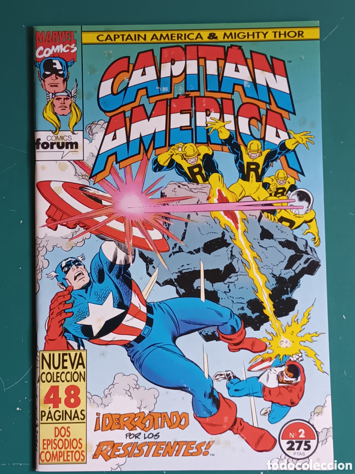 C&oacute;mics: Capitan Am&eacute;rica & Thor el poderoso vol. 2 N&deg; 2 FORUM - MARVEL 1993 - Foto 1
