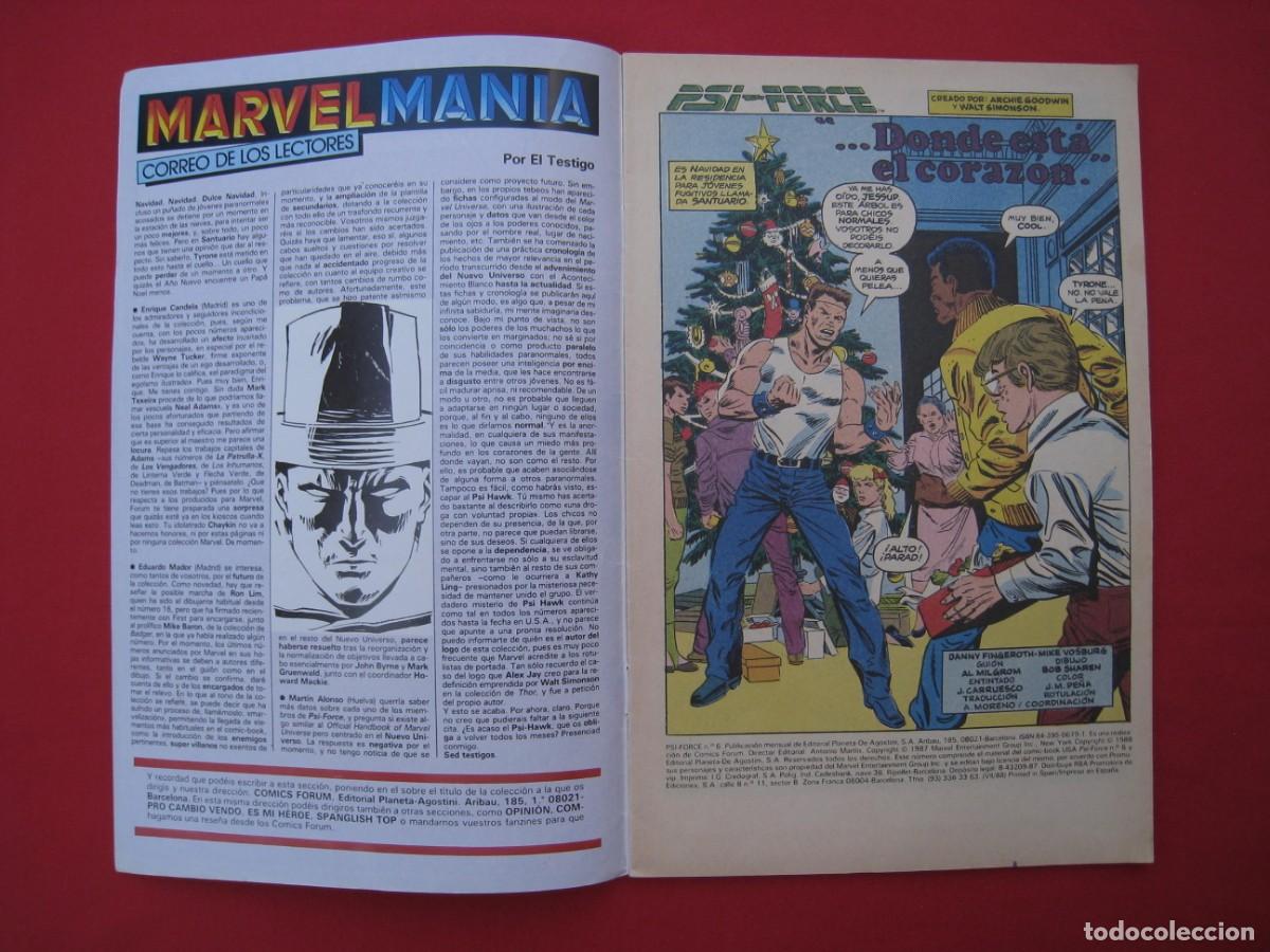 C&oacute;mics: PSI FORCE - NUEVO UNIVERSO - N&ordm; 6 - FORUM. - Foto 10