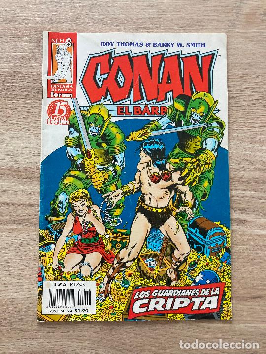 C&oacute;mics: CONAN EL BARBARO NUEVA EDICION N&ordm; 8. LOS GUARDIANES DE LA CRIPTA. PLANETA 1998 - Foto 1