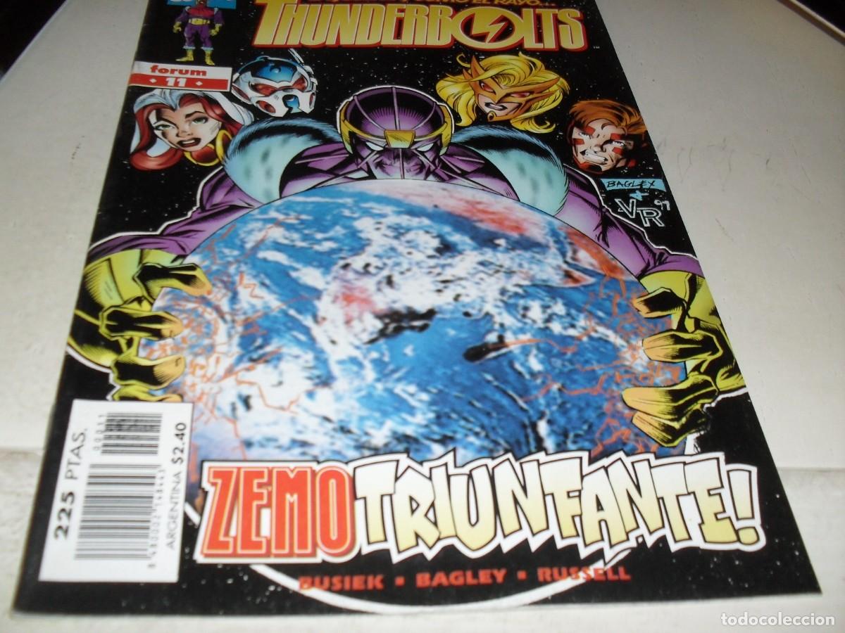 C&oacute;mics: THUNDERBOLTS 11,CON PUBLICIDAD ARCHIVOS SPIDERMAN,(DE 40)FORUM,1998.DE KIOSKO.NO REEDITADOS