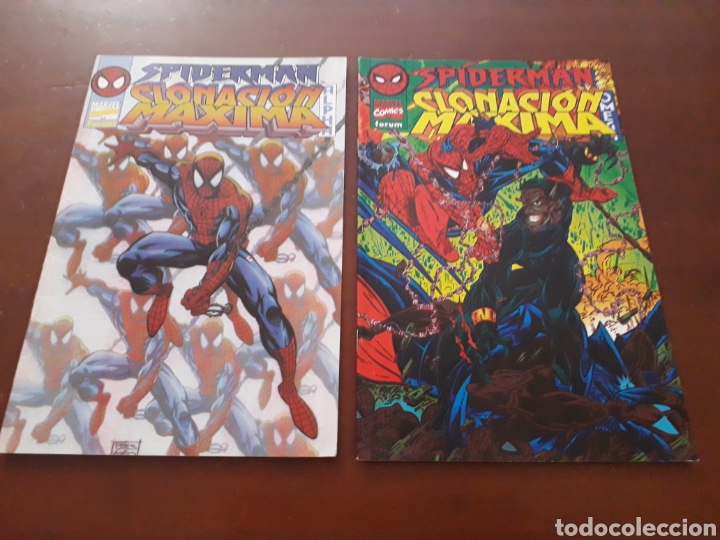 C&oacute;mics: Spiderman Clonaci&oacute;n M&aacute;xima Alpha y Omega. Completa. Excelente estado - Foto 1