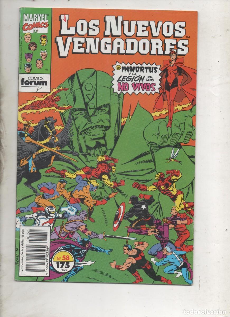 C&oacute;mics: LOS NUEVOS VENGADORES .CONTIENE N&ordm; 58 - FORUM -E2 - Foto 1