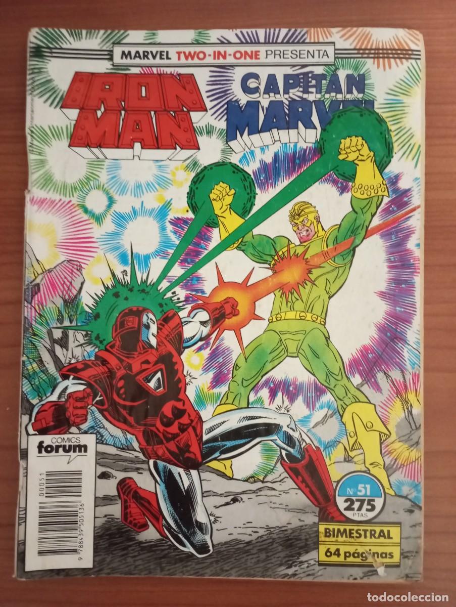 C&oacute;mics: Iron Man n&deg;51 / Marvel Two-in-one / Iron Man & Capit&aacute;n Marvel - Foto 1