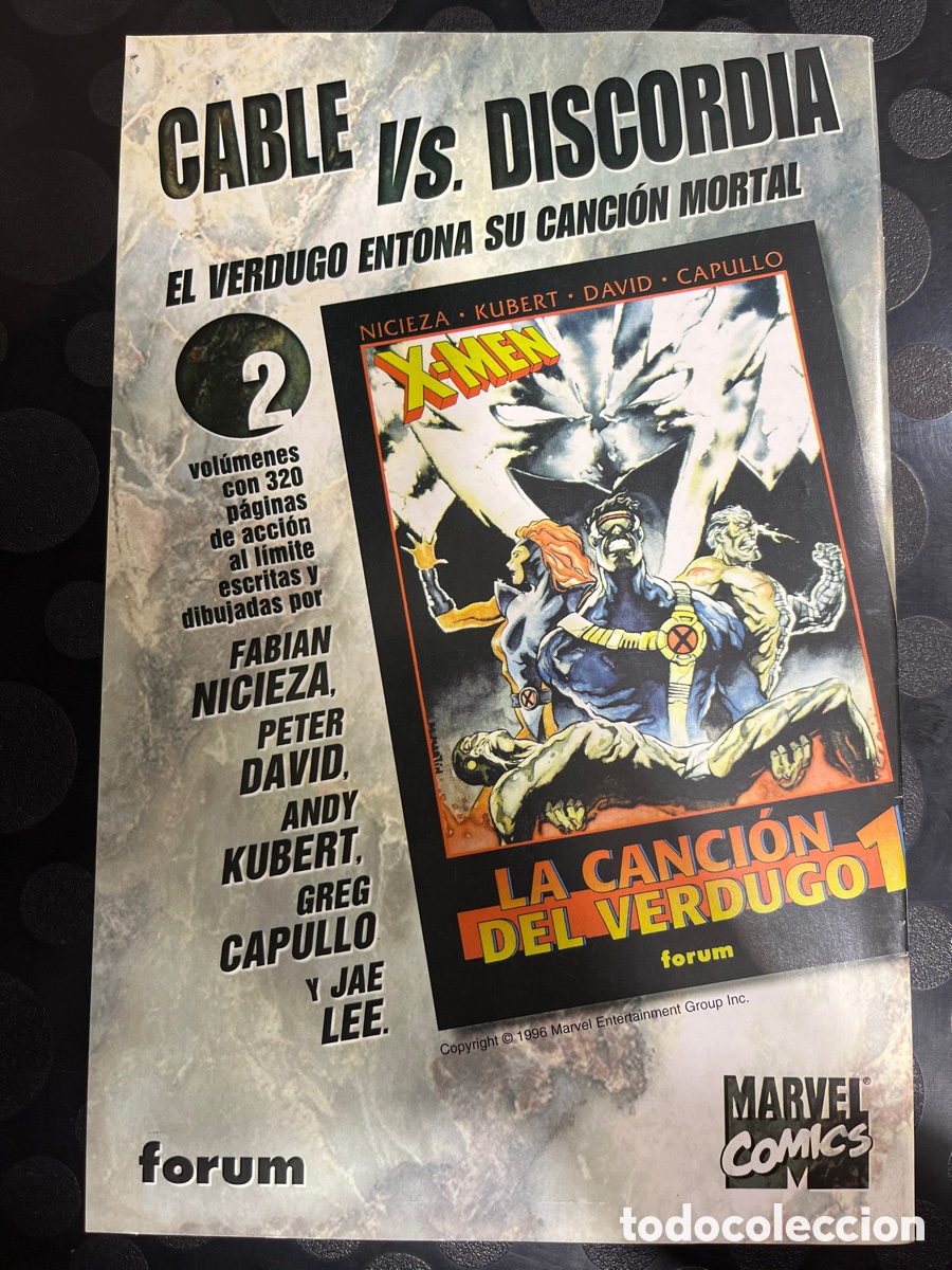 C&oacute;mics: X MAN VOL.2 N.5 UNA CUESTI&Oacute;N DE PODER ( 1996/2000 ) - Foto 2
