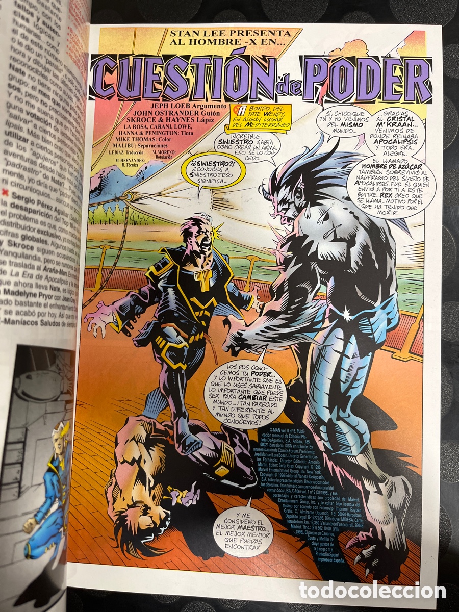C&oacute;mics: X MAN VOL.2 N.5 UNA CUESTI&Oacute;N DE PODER ( 1996/2000 ) - Foto 3