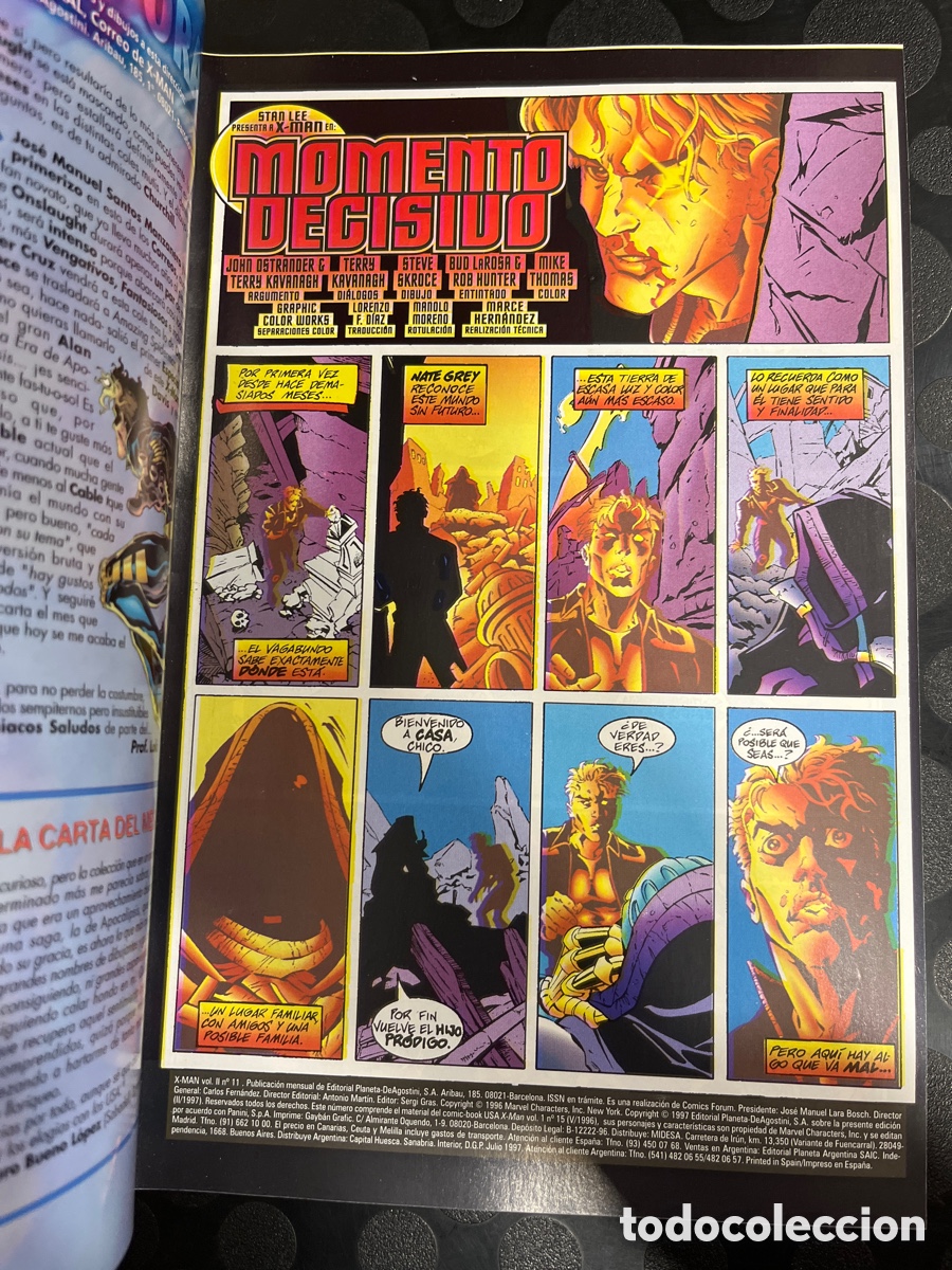 C&oacute;mics: X MAN VOL.2 N.11 MOMENTO DECISIVO ( 1996/2000 ) - Foto 3