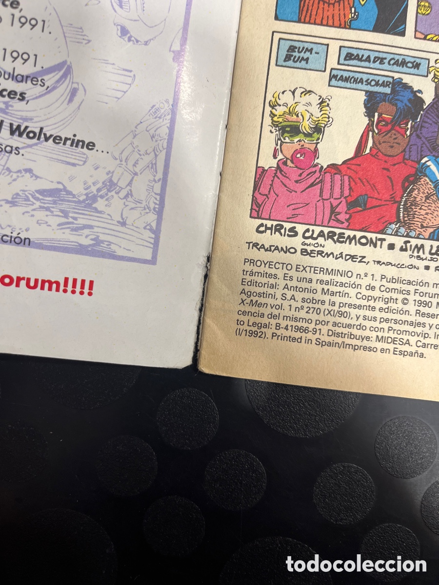 C&oacute;mics: PROYECTO EXTERMINIO N.1 PATRULLA X ( 1992 ) - Foto 4