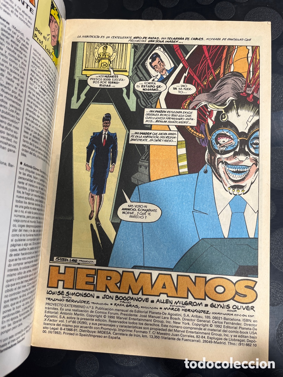C&oacute;mics: PROYECTO EXTERMINIO N.3 FACTOR X ( 1992 ) - Foto 3