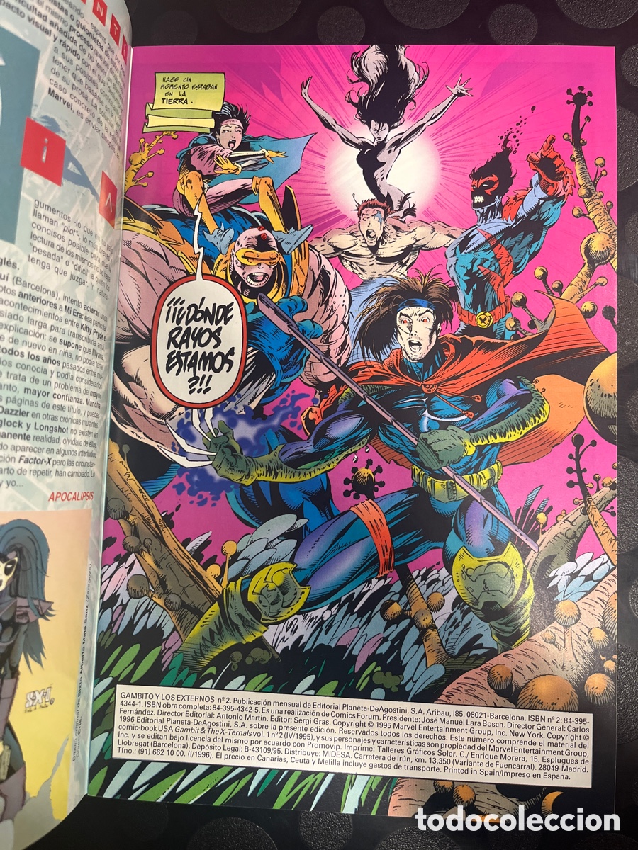 C&oacute;mics: GAMBITO Y LOS EXTERNOS N.2 LA ERA DE APOCALIPSIS ( 1995/1996 ) &ntilde; - Foto 3