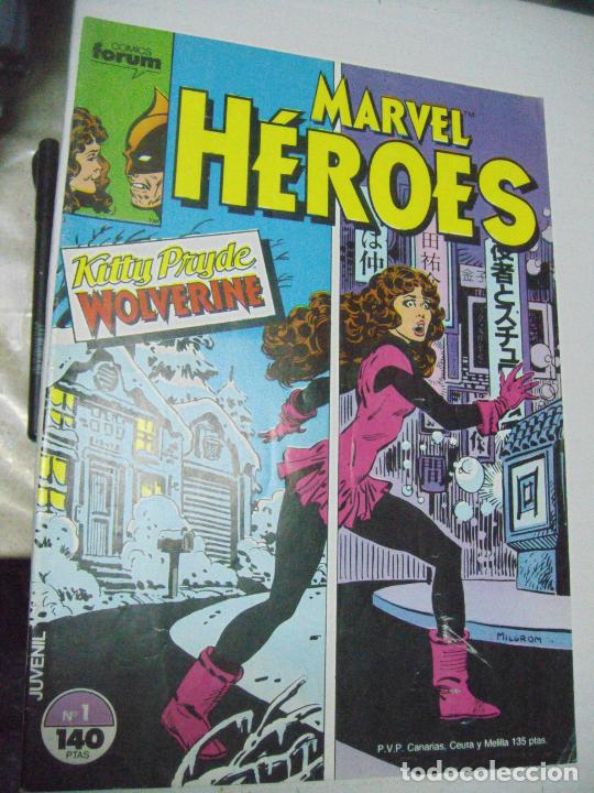 C&oacute;mics: MARVEL H&Eacute;ROES N&ordm; 1, 4, 5,7, 14,27,28,29,36,37,38,44 Y 46 - ED. FORUM