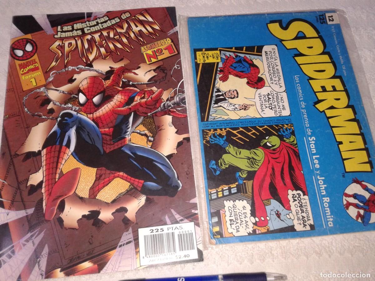 C&oacute;mics: SPIDERMAN, N&ordm; 1 y N&ordm; 12, B18 - Foto 1
