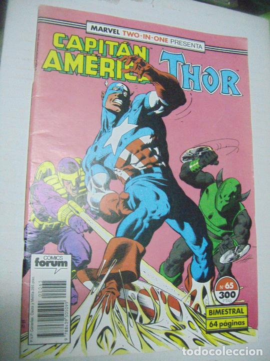 C&oacute;mics: MARVEL TWO-IN-ONE N&ordm; 65 - CAPIT&Aacute;N AM&Eacute;RICA/THOR - Foto 1