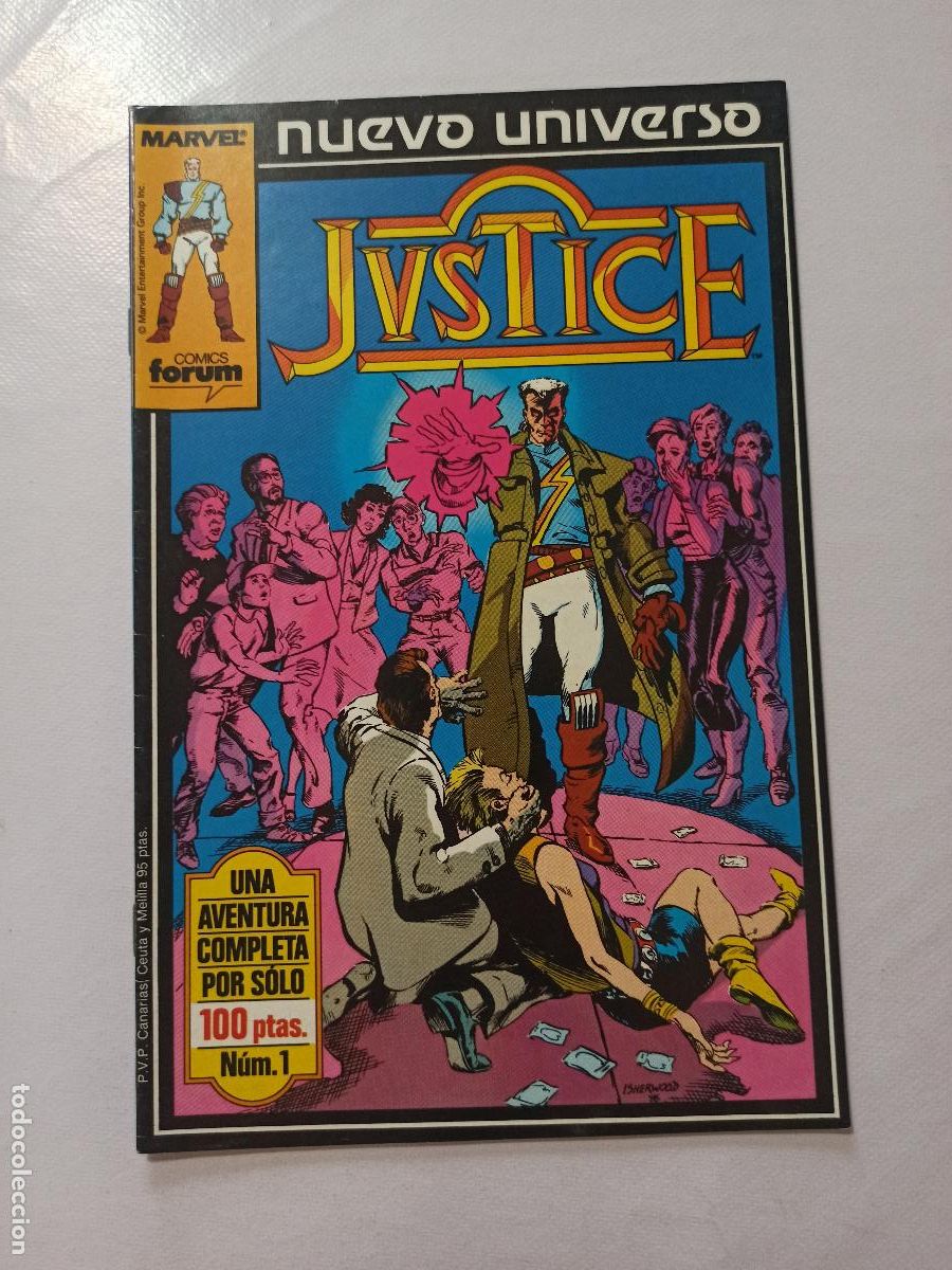 C&oacute;mics: JUSTICE N&ordm; 1 - NUEVO UNIVERSO - MARVEL - FORUM (8Y) - Foto 1