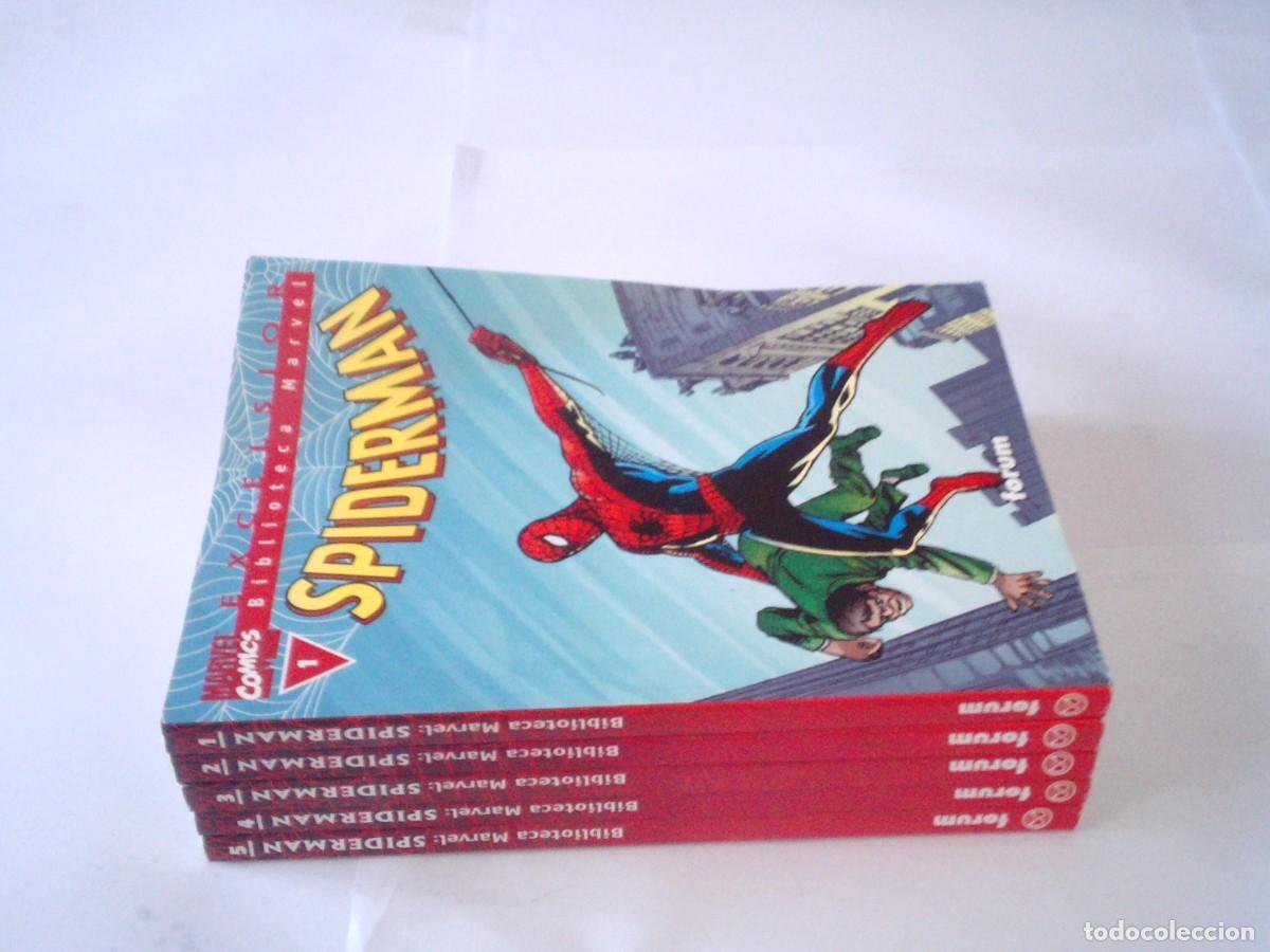 C&oacute;mics: BIBLIOTECA MARVEL SPIDERMAN - LOS 5 PRIMEROS - EDICIONES FORUM - CJ 181 - Foto 2