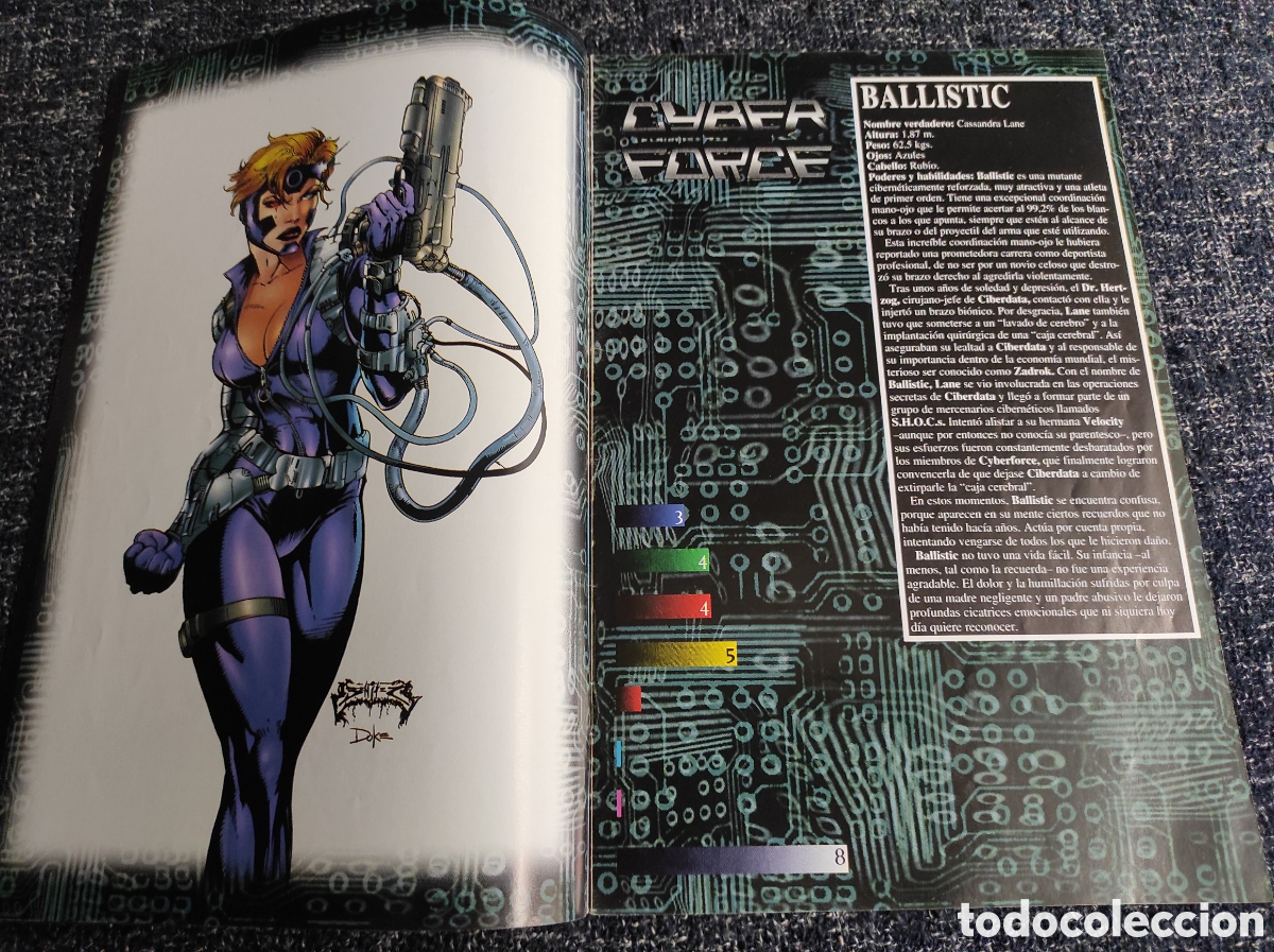 C&oacute;mics: CYBER FORCE UNIVERSE, ESPECIAL LIBRO DE FICHAS ( IMAGE ) - Foto 2