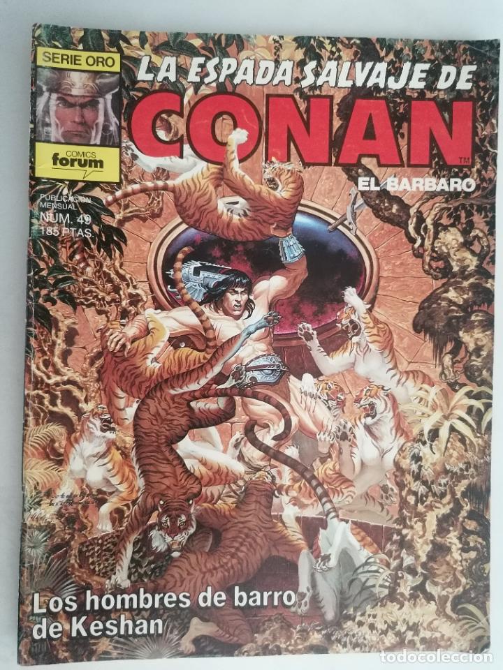 C&oacute;mics: LA ESPADA SALVAJE DE CONAN EL BARBARO, N&ordm; 49 - Foto 1