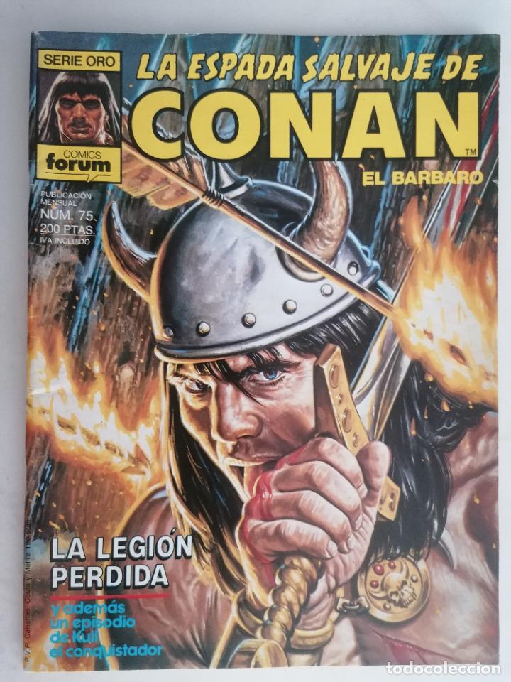C&oacute;mics: LA ESPADA SALVAJE DE CONAN EL BARBARO, N&ordm; 75 - Foto 1