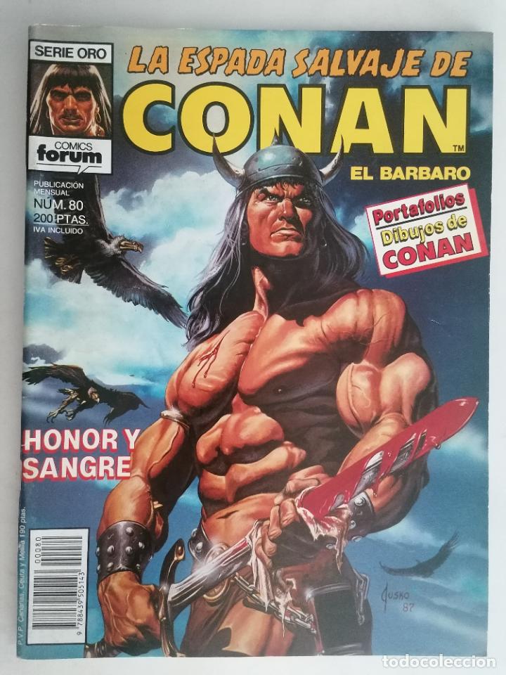 C&oacute;mics: LA ESPADA SALVAJE DE CONAN EL BARBARO, N&ordm; 80 - Foto 1