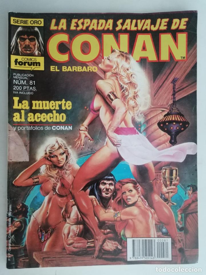 C&oacute;mics: LA ESPADA SALVAJE DE CONAN EL BARBARO, N&ordm; 81 - Foto 1