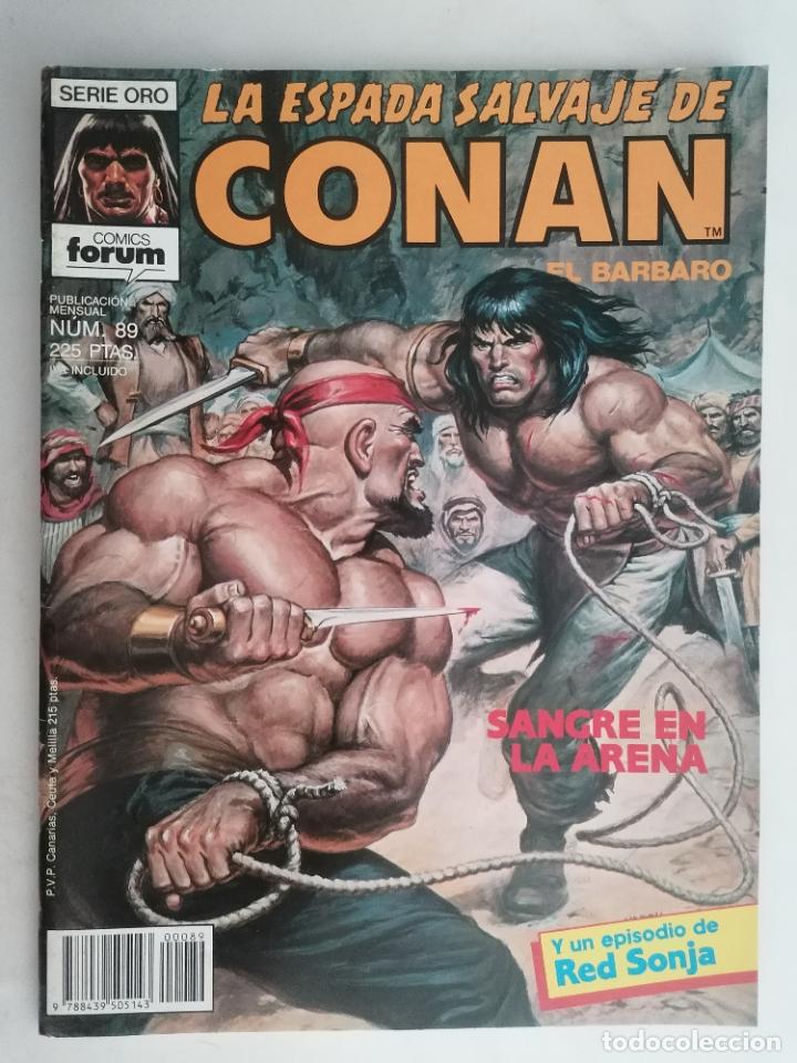 C&oacute;mics: LA ESPADA SALVAJE DE CONAN EL BARBARO, N&ordm; 89 - Foto 1