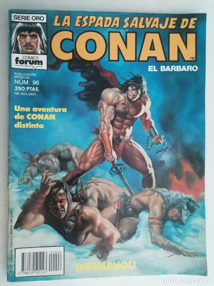 C&oacute;mics: LA ESPADA SALVAJE DE CONAN EL BARBARO, N&ordm; 96 - Foto 1