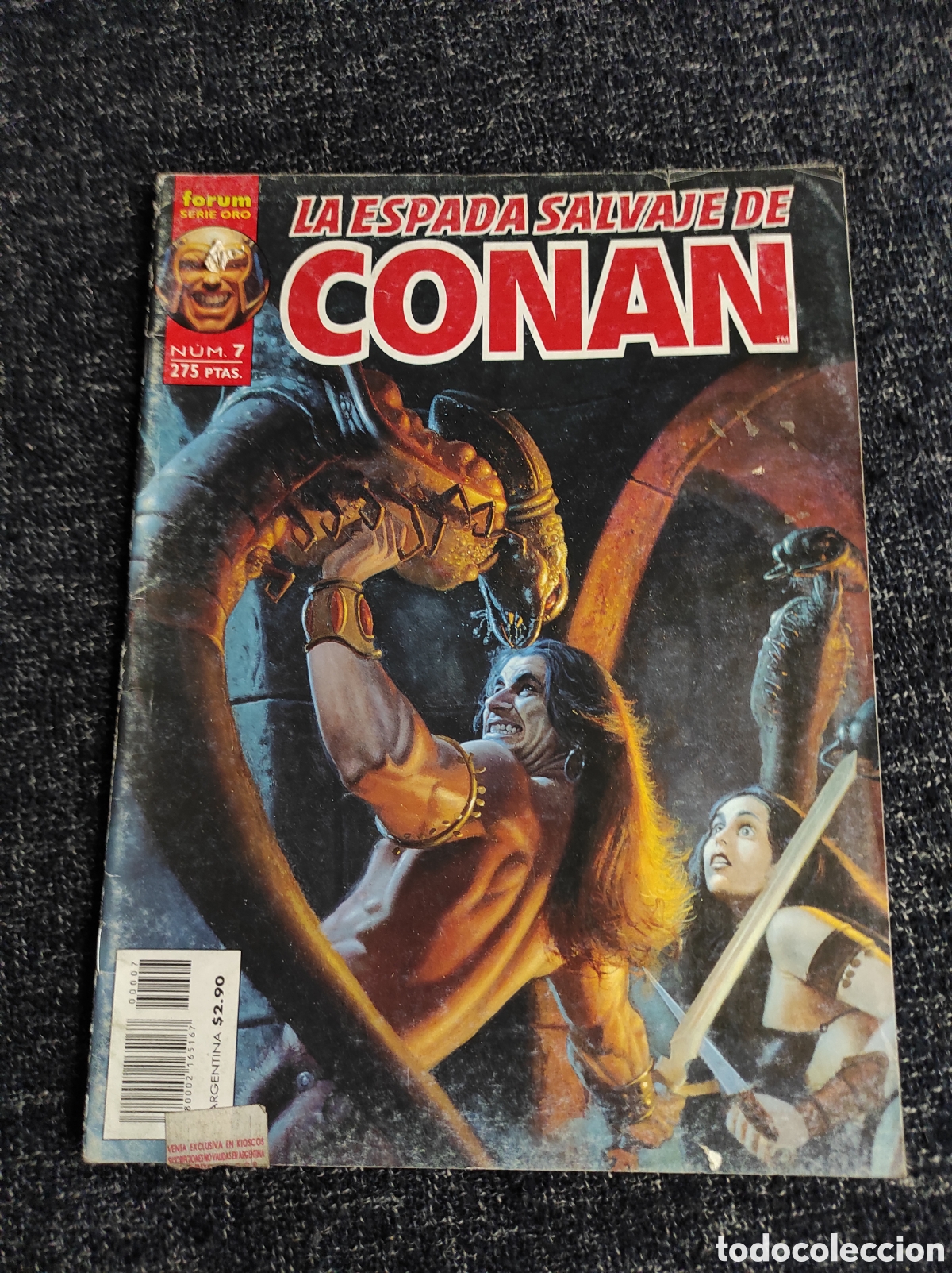 C&oacute;mics: LA ESPADA SALVAJE DE CONAN VOL. II N&ordm; 7 -ED. FORUM - Foto 1