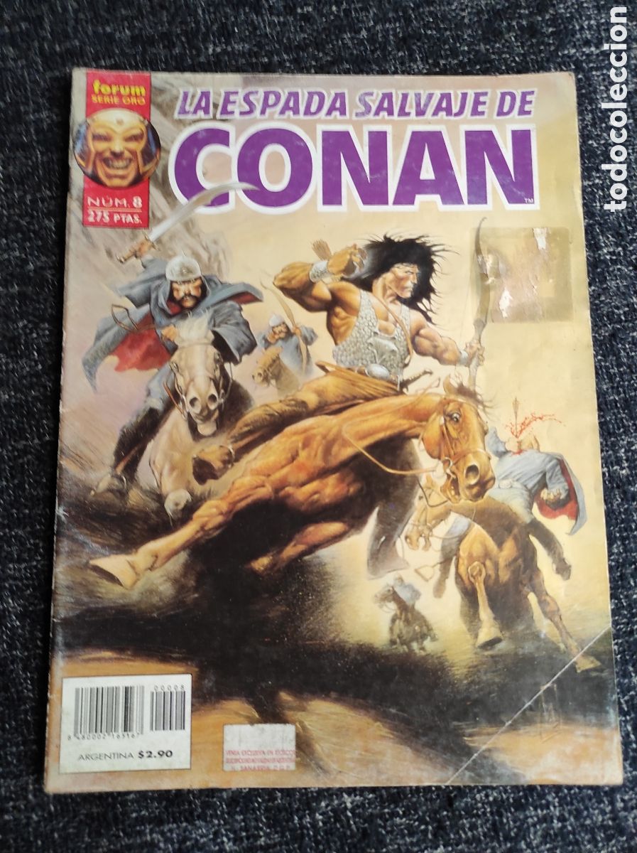 C&oacute;mics: LA ESPADA SALVAJE DE CONAN VOL. II N&ordm; 8 -ED. FORUM - Foto 1