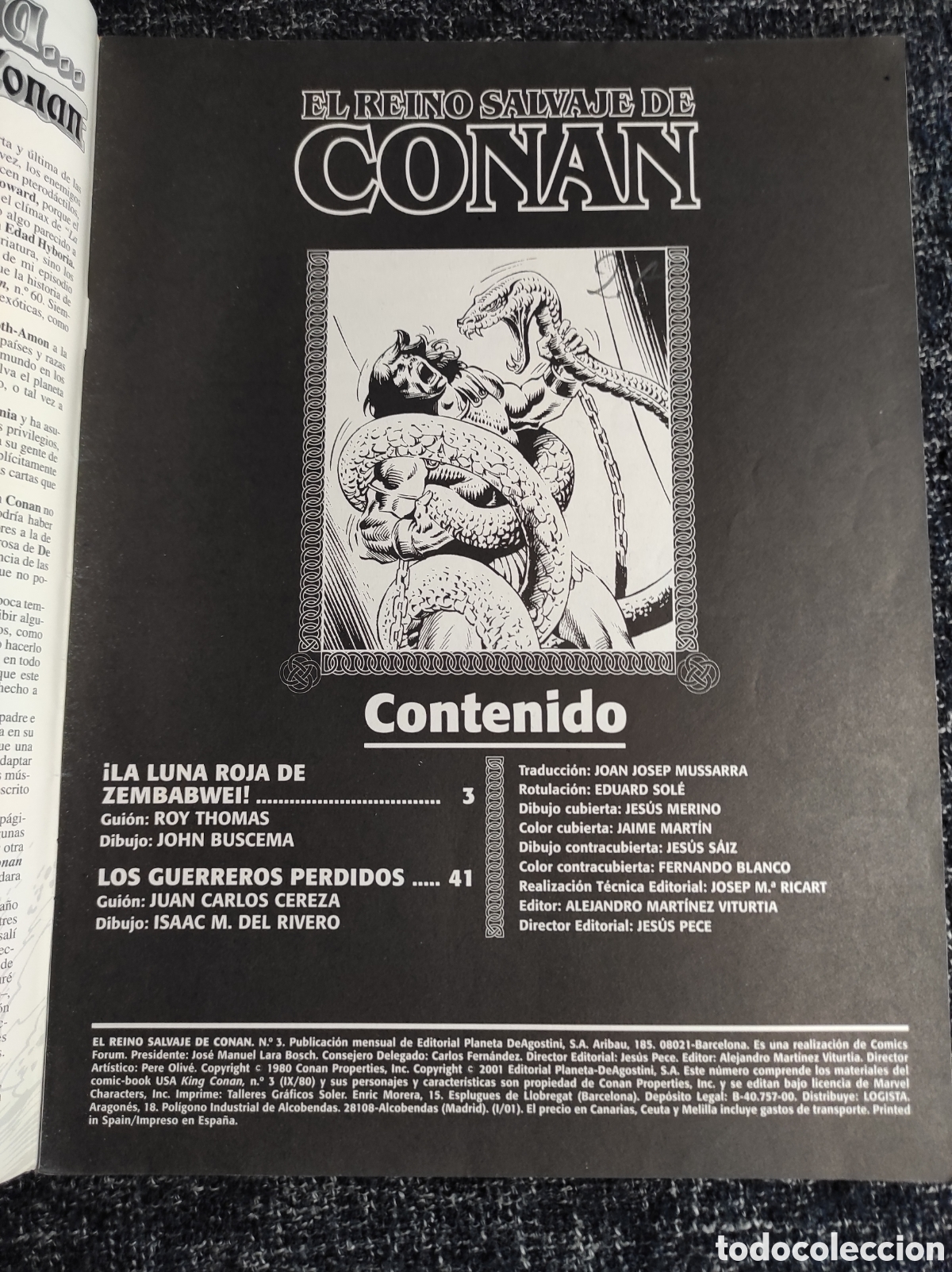 C&oacute;mics: EL REINO SALVAJE DE CONAN N&ordm; 3 -ED. FORUM - Foto 2