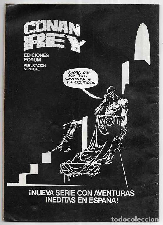 C&oacute;mics: Esfinge negra de Nebthu, La. Conan Rey . n&ordm; 2 Comics Forum 1984 - Foto 2
