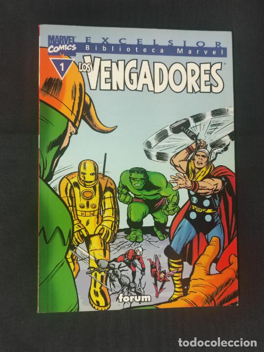 C&oacute;mics: BIBLIOTECA MARVEL - LOS VENGADORES - N&ordm; 1 - FORUM - - Foto 1
