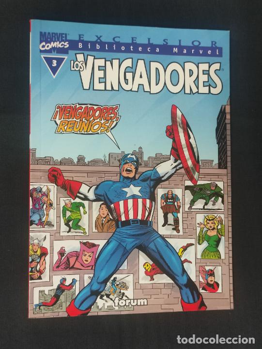 C&oacute;mics: BIBLIOTECA MARVEL - LOS VENGADORES - N&ordm; 3 - FORUM - - Foto 1