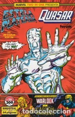 C&oacute;mics: MARVEL TWO IN ONE N&ordm; 26: ESTELA PLATEADA / QUASAR - FORUM - Foto 1