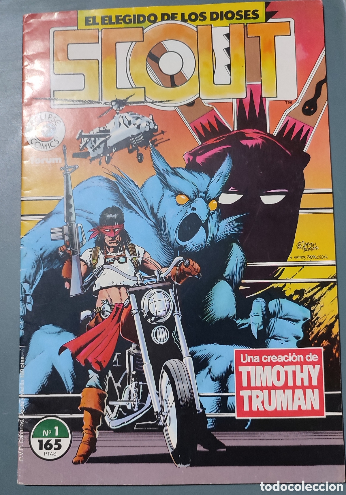 C&oacute;mics: Lote de 4 comics SCOUT Incluye Num 1.a&ntilde;o 1990 - Foto 3