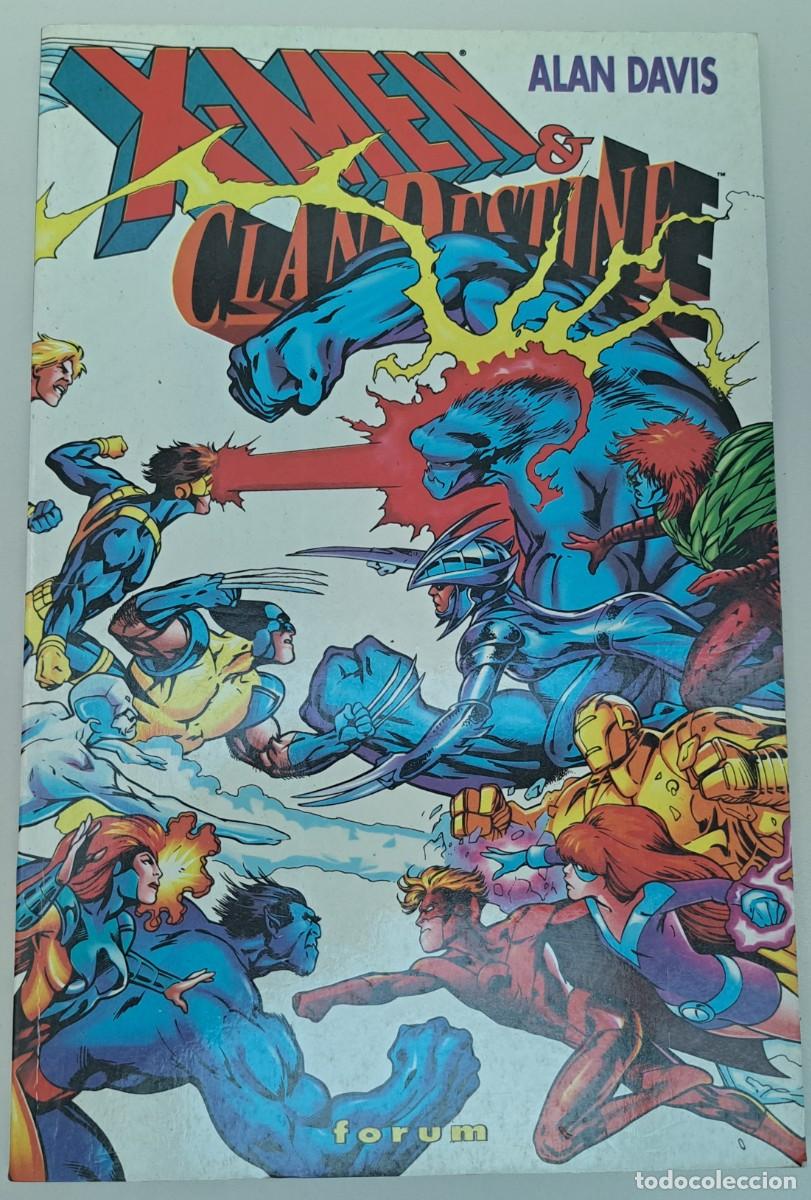 C&oacute;mics: X-MEN & CLANDESTINE. TOMO FORUM 1997. ALAN DAVIS - Foto 1