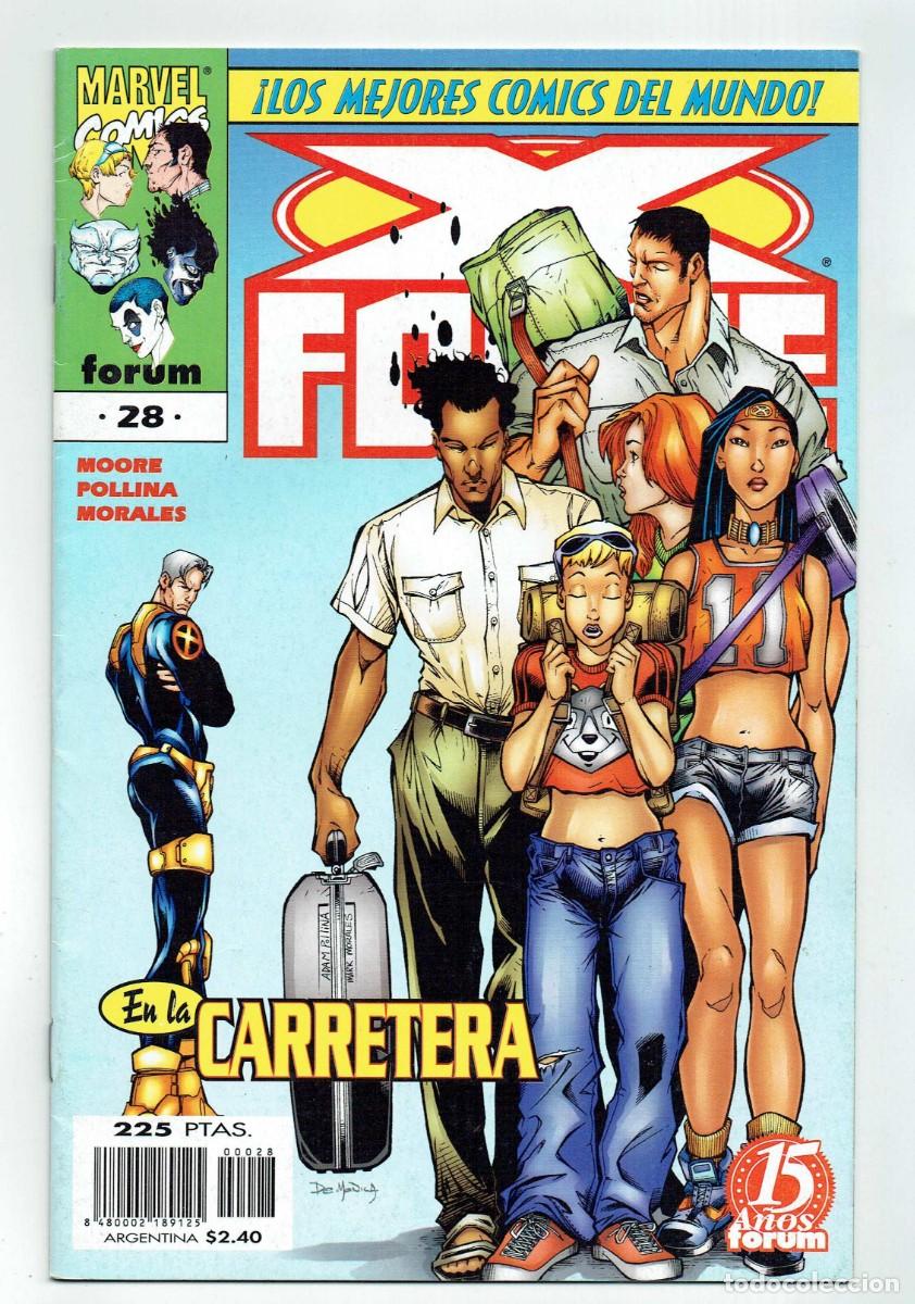 C&oacute;mics: X FORCE. N&ordm; 28. EN LA CARRETERA. FORUM. (P/C29) - Foto 1