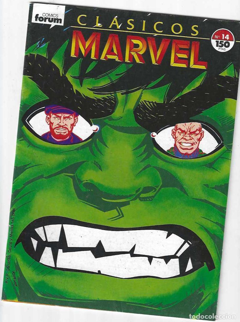 C&oacute;mics: CLASICOS MARVEL N&ordm; 14 - GRAPA FORUM - BUEN ESTADO - Foto 1