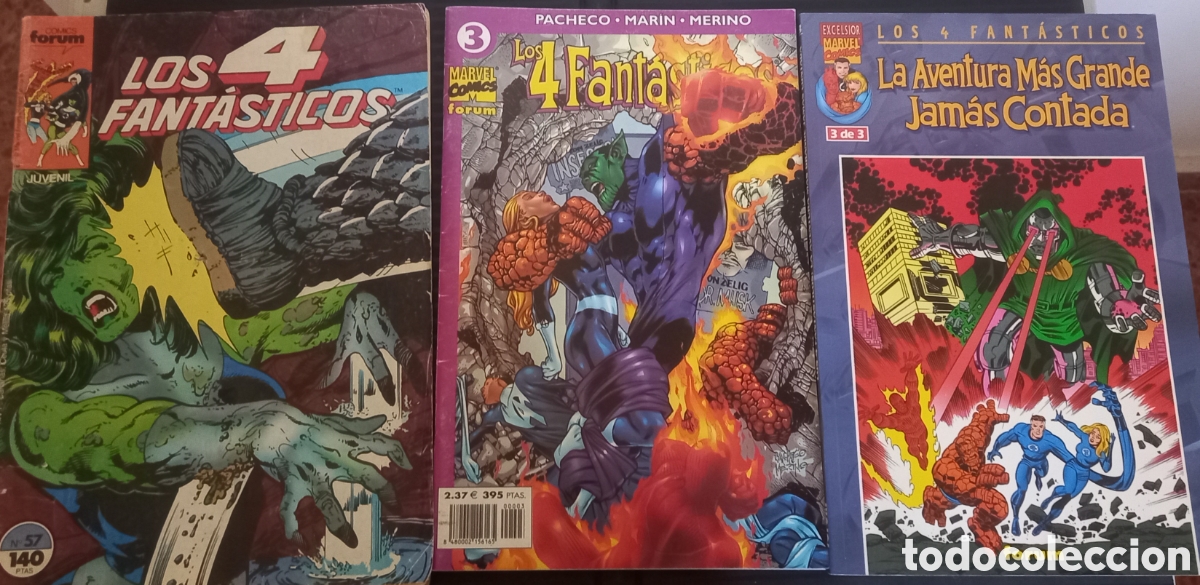 C&oacute;mics: LOS 4 FANTASTICOS, TRES TEBEOS - Foto 1