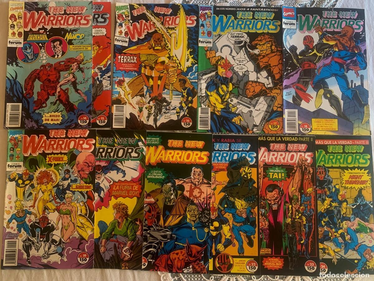 C&oacute;mics: LOTE 11 NUMEROS NEW WARRIORS DEL 14 AL 24 - Foto 1