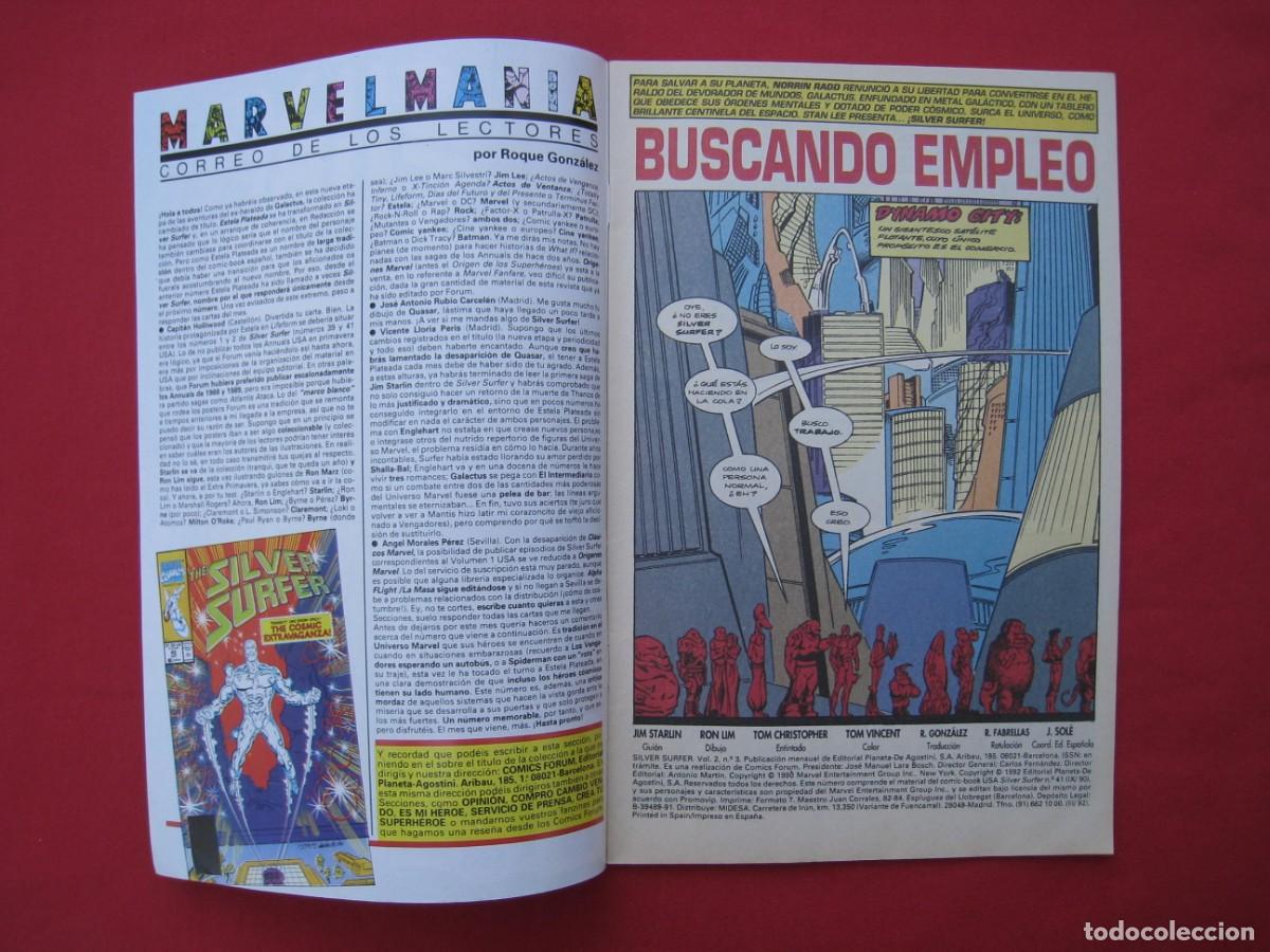 C&oacute;mics: THE SILVER SURFER - VOL.2 - N&ordm; 3 - FORUM. - Foto 6