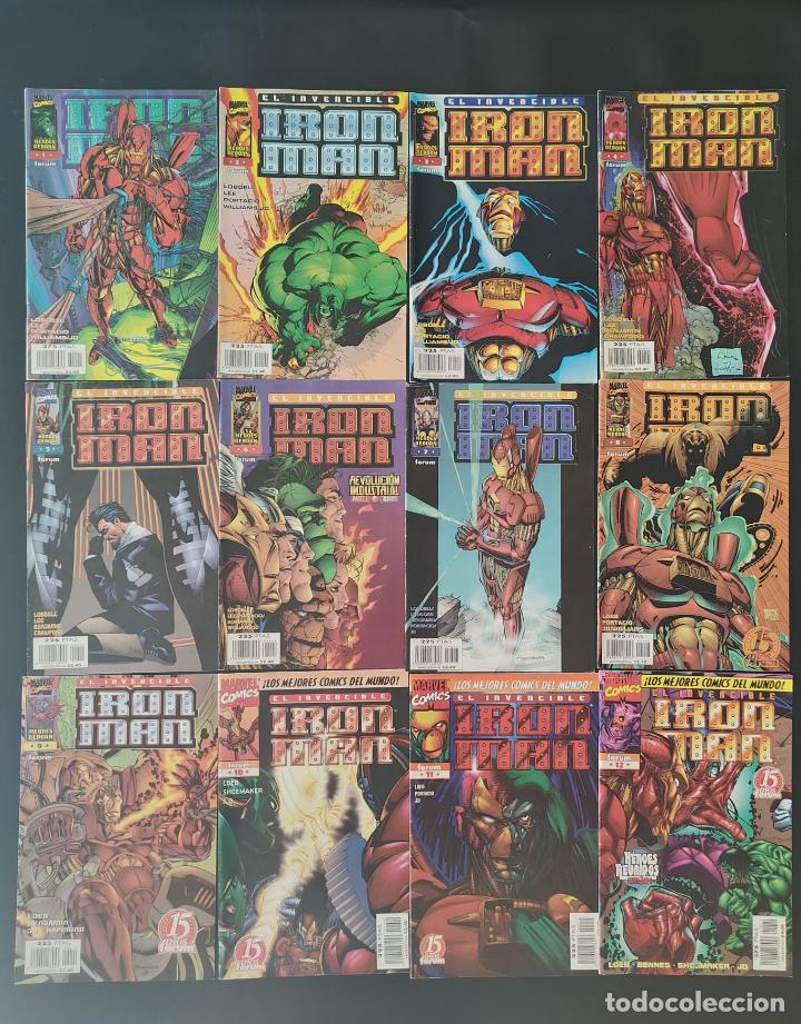 C&oacute;mics: HEROES REBORN IRON MAN COMPLETA 12 NUMEROS - Foto 1