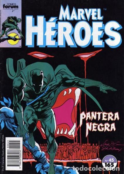 C&oacute;mics: MARVEL H&Eacute;ROES-FORUM- N&ordm; 45 -PANTERA NEGRA-1990-P.GILLIS-DENYS COWAN&acute;-BUENO-DIF&Iacute;CIL-LEA-9388