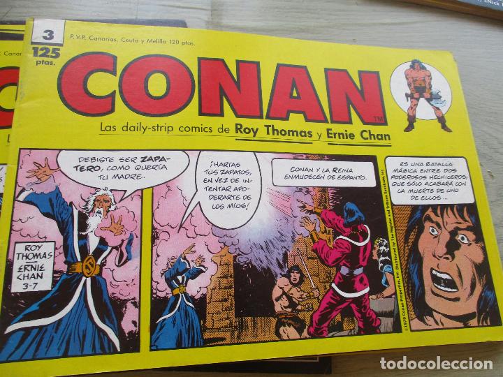 C&oacute;mics: 12 COMICS DE: CONAN, LOS COMICS DE PRENSA-COMPLETA- - Foto 4