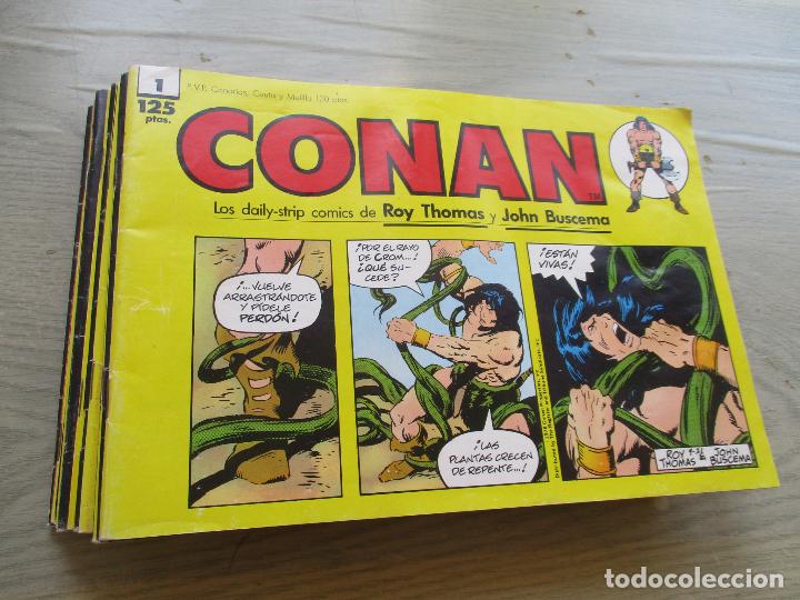 C&oacute;mics: 12 COMICS DE: CONAN, LOS COMICS DE PRENSA-COMPLETA- - Foto 1